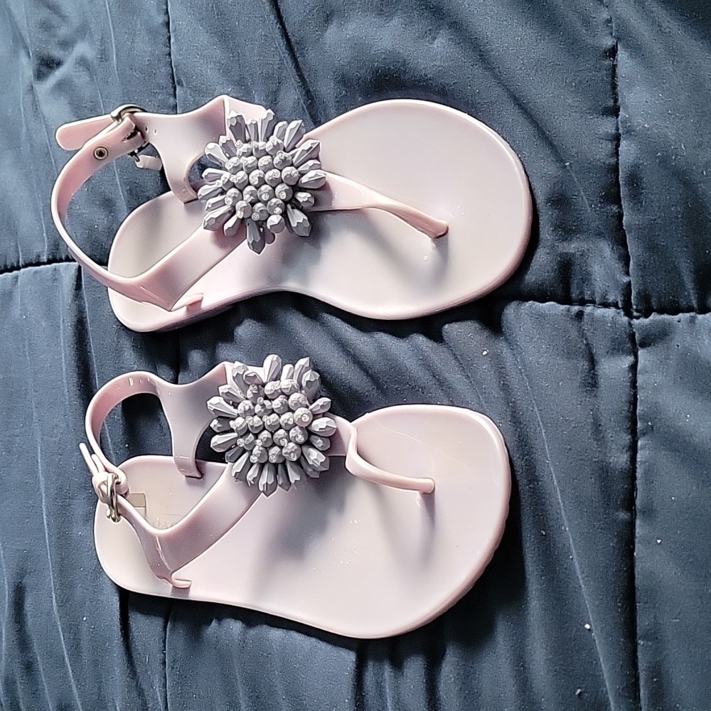 LILAC COACH FLIP FLOPS THONG SANDALS